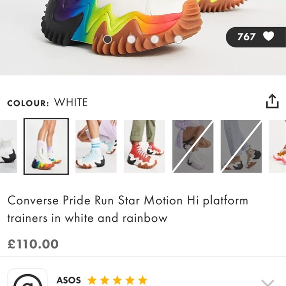 CONVERSE Run Star Motion CX Platform Pride - Picture 9 of 15